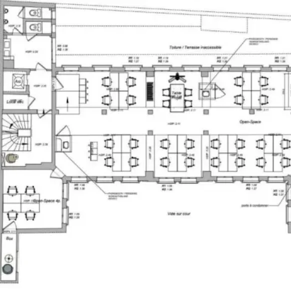 Espace indépendant 984 m² 100 postes Location bureau Rue Sainte-Anne Paris 75002 - photo 12