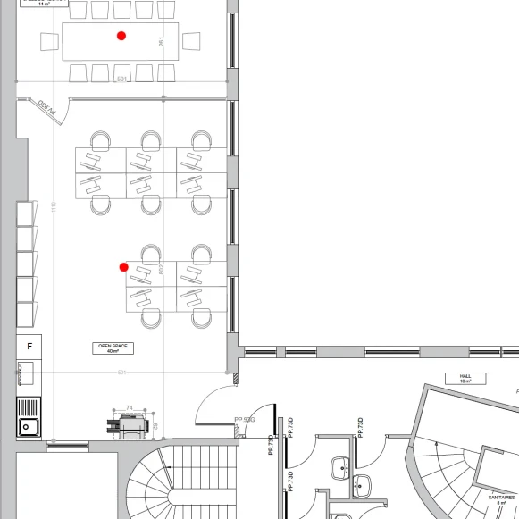 Bureau privé 56 m² 12 postes Location bureau Rue Notre Dame des Victoires Paris 75002 - photo 3