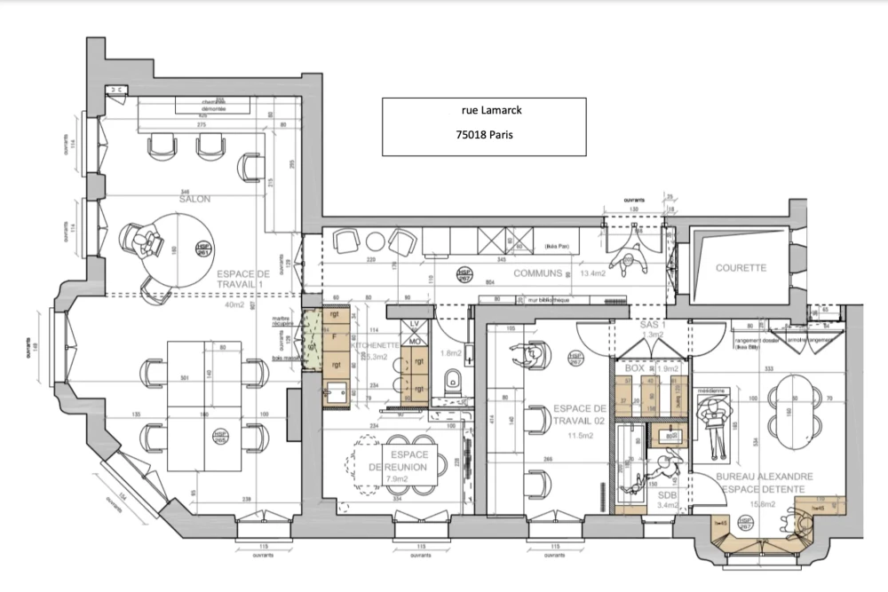 Espace indépendant - 75018 - 16 postes - 5600€