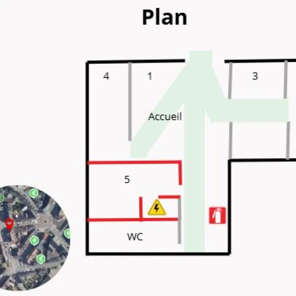 Espace indépendant 60 m² 1 poste Coworking Rue René Gicquel Aumale 76390 - photo 2