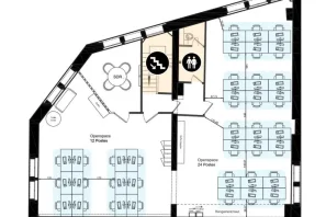 Bureau privé - 75017 - 62 postes - 35000€