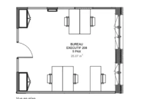 Bureau privé - 75008 - 6 postes - 7238€