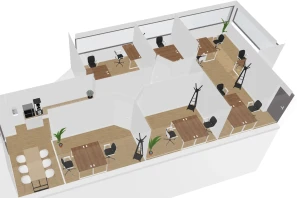 Bureau privé - 59000 - 2 postes - 498€