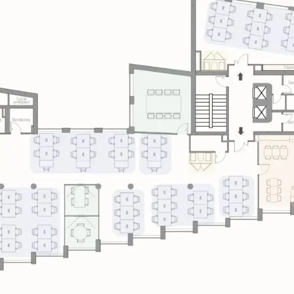 Bureau privé 584 m² 82 postes Coworking Rue de Clichy Paris 75009 - photo 1