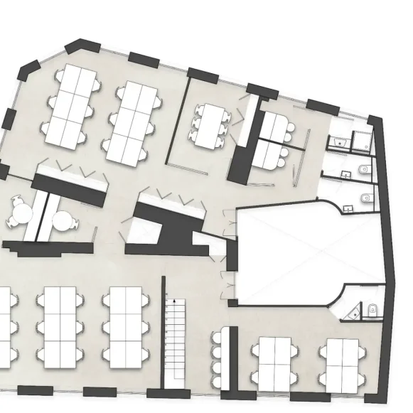 Espace indépendant 330 m² 48 postes Location bureau Rue du 4 septembre Paris 75002 - photo 4