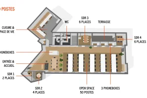 Espace indépendant - 75002 - 50 postes - 30000€