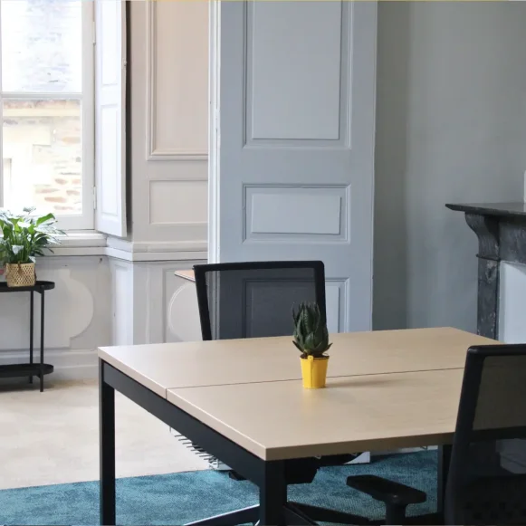 Bureau privé 15 m² 6 postes Coworking Rue du Général Maurice Guillaudot Rennes 35000 - photo 1