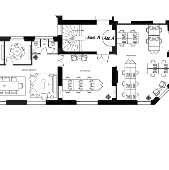 Espace indépendant 160 m² 24 postes Location bureau Rue Beaubourg Paris 75003 - photo 1