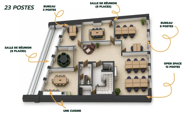Espace indépendant - 75002 - 23 postes - 14000€