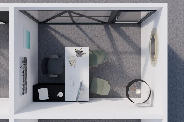 Bureau privé - 20090 - 1 poste - 630€