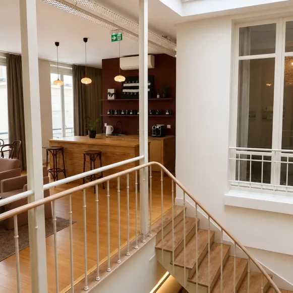 Bureau privé 52 m² 12 postes Coworking Rue du Faubourg Poissonnière Paris 75010 - photo 5