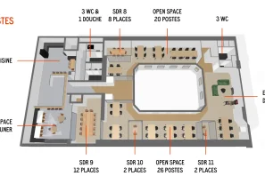 Open Space - 75016 - 30 postes - 475€