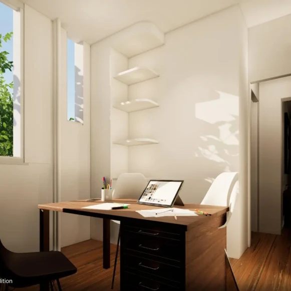Bureau privé 7 m² 2 postes Location bureau Boulevard Bessières Paris 75017 - photo 1