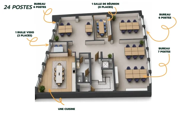 Espace indépendant - 75002 - 24 postes - 14000€