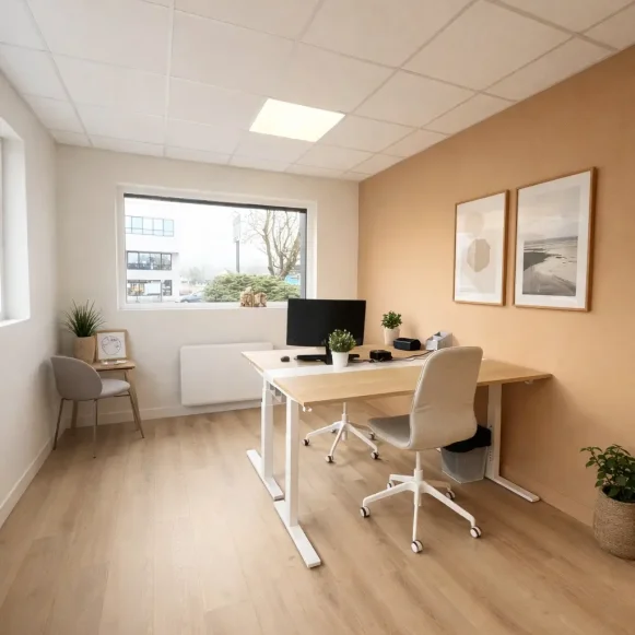 Bureau privé 18 m² 2 postes Coworking Rue de Toufflers Lys-lez-Lannoy 59390 - photo 1