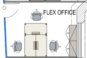 Bureau privé - 75012 - 3 postes - 2580€