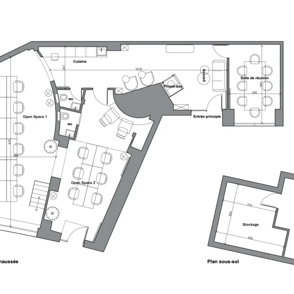 Espace indépendant 125 m² 20 postes Location bureau Rue Laferrière Paris 75009 - photo 4