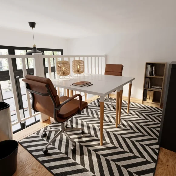 Bureau privé 100 m² 17 postes Location bureau Rue de Rocroy Paris 75010 - photo 3