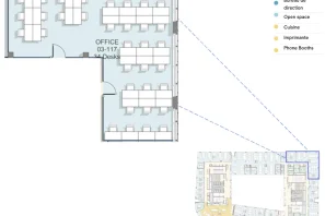 Bureau privé - 75013 - 34 postes - 12000€