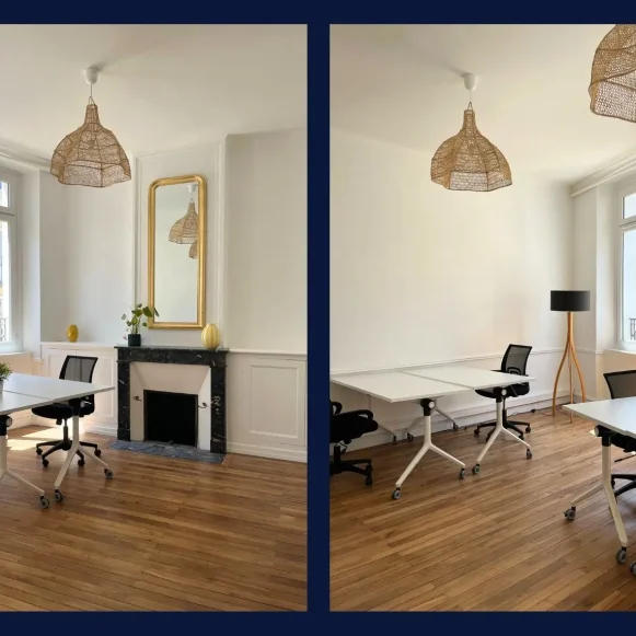 Bureau privé 22 m² 4 postes Location bureau Rue Contrescarpe Nantes 44000 - photo 1