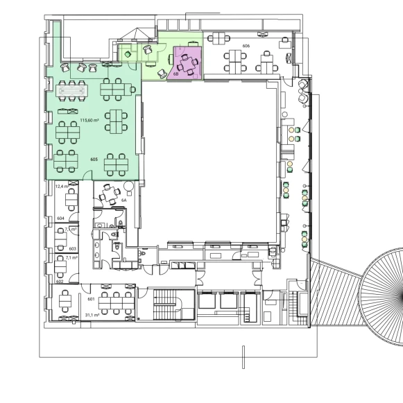 Bureau privé 115 m² 30 postes Location bureau Rue de Londres Paris 75009 - photo 2