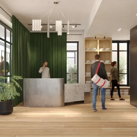 Espace indépendant 245 m² 52 postes Location bureau Rue Joseph de Maistre Paris 75018 - photo 3