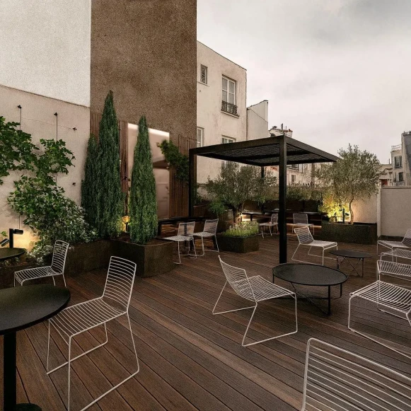 Espace indépendant 205 m² 42 postes Location bureau Rue Chateaubriand Paris 75008 - photo 1