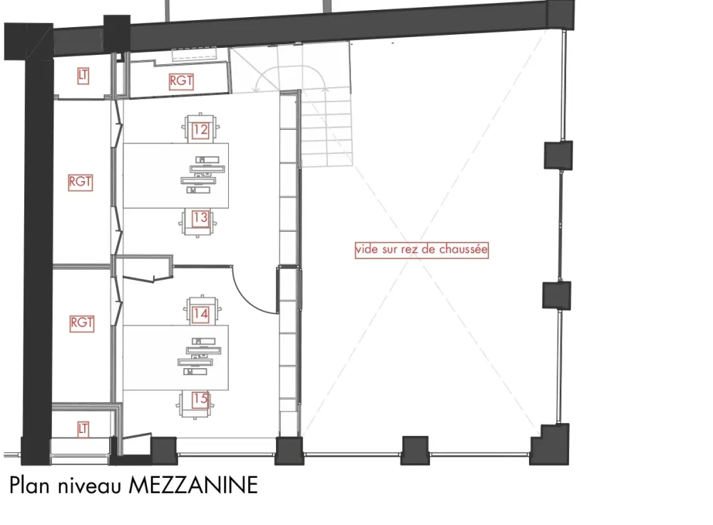 Open Space - 69004 - 7 postes - 250€