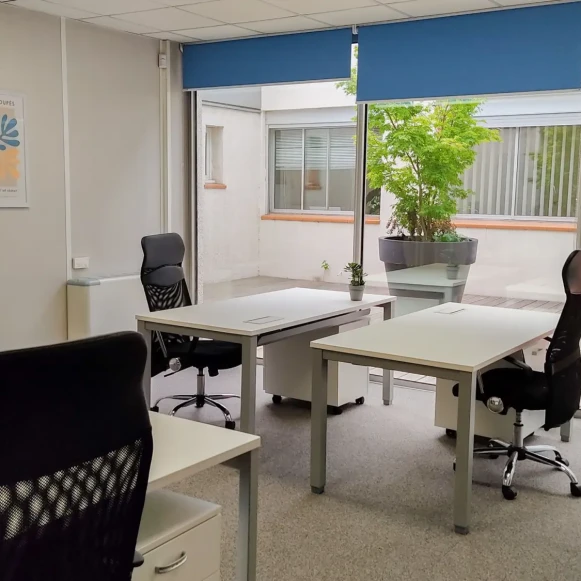 Bureau privé 25 m² 4 postes Location bureau Chemin de la Crabe Toulouse 31300 - photo 3