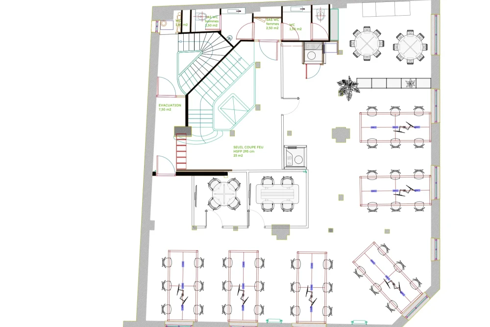 Espace indépendant - 75018 - 38 postes - 20700€