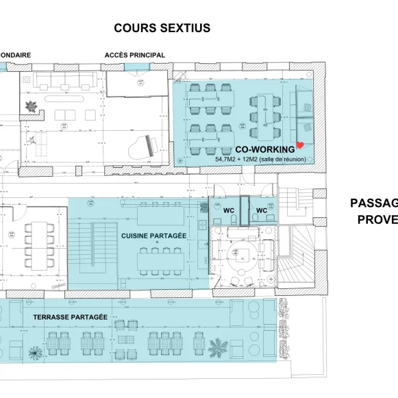 Bureau privé 68 m² 18 postes Coworking Place Niollon Aix-en-Provence 13100 - photo 7