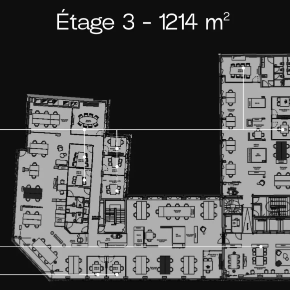 Espace indépendant 1 214 m² 150 postes Location bureau Rue d'Héliopolis Paris 75017 - photo 2
