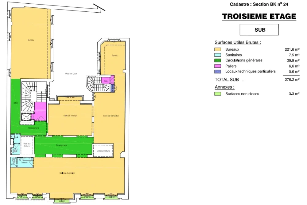 Espace indépendant - 75008 - 231 postes - 184800€