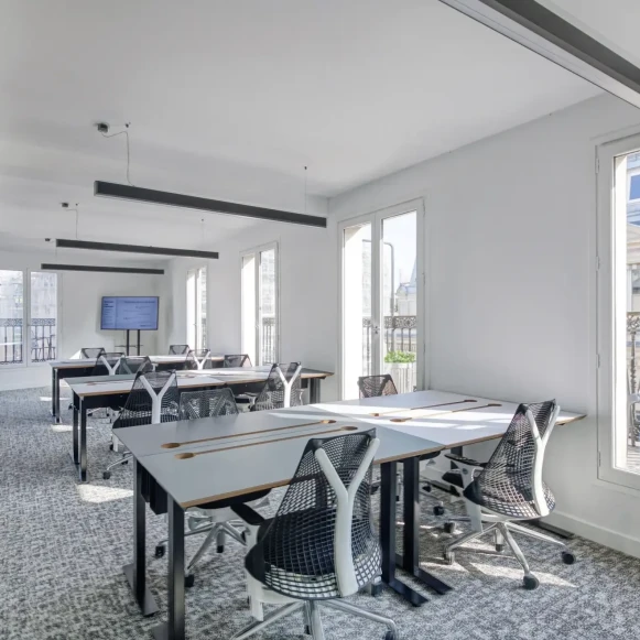 Bureau privé 23 m² 8 postes Location bureau Rue de Choiseul Paris 75002 - photo 6