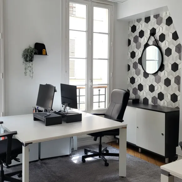 Bureau privé 13 m² 3 postes Location bureau Rue Vignon Paris 75009 - photo 4