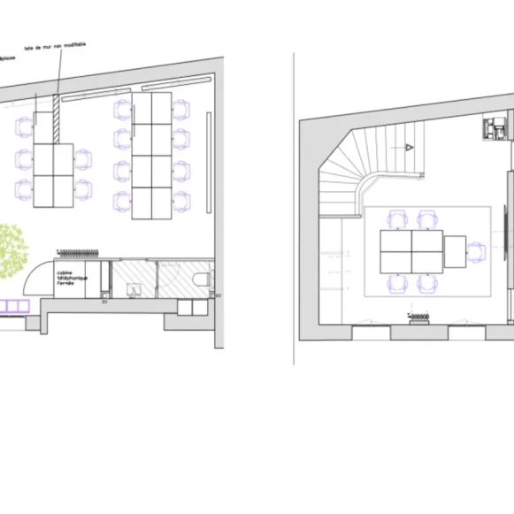 Bureau privé 130 m² 18 postes Location bureau Rue Blanche Paris 75009 - photo 7