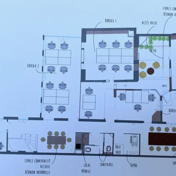 Bureau privé 25 m² 6 postes Location bureau Rue de Tocqueville Paris 75017 - photo 8