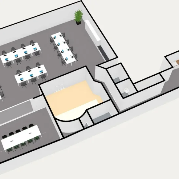 Bureau privé 222 m² 42 postes Location bureau Rue Charles de Rémusat Toulouse 31000 - photo 1