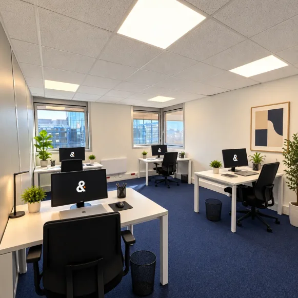 Bureau privé 20 m² 5 postes Coworking Voie de la Courtine Noisy-le-Grand 93160 - photo 2