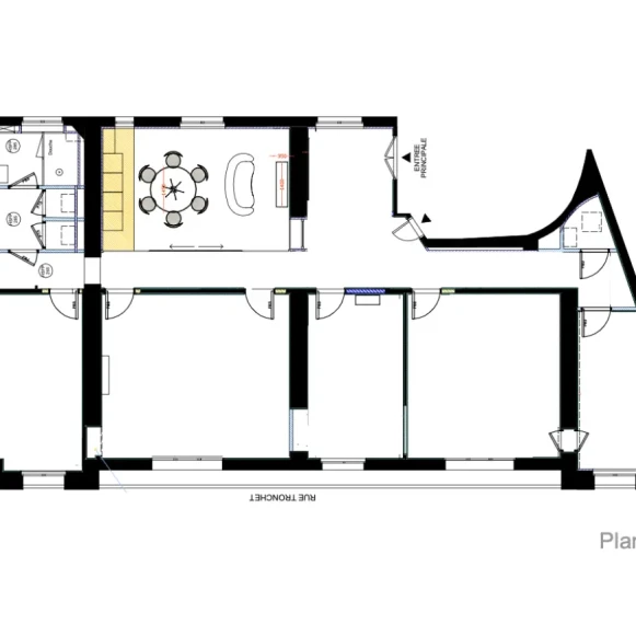 Espace indépendant 210 m² 28 postes Location bureau Rue Tronchet Paris 75008 - photo 8
