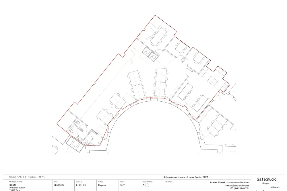 Espace indépendant - 75002 - 24 postes - 14400€