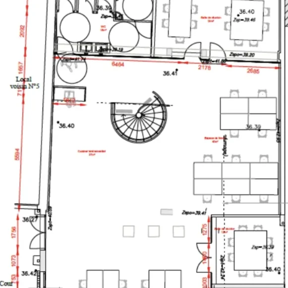 Espace indépendant 350 m² 34 postes Location bureau Rue de la Croix Nivert Paris 75015 - photo 4