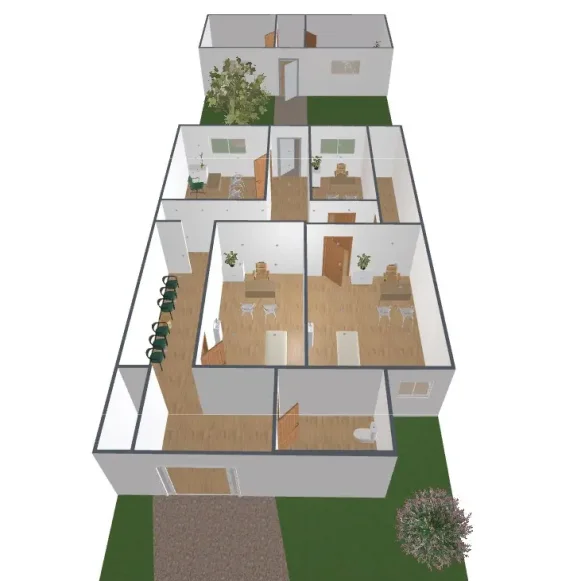 Bureau privé 17 m² 2 postes Coworking Rue de la Forêt Noisy-le-Grand 93160 - photo 3