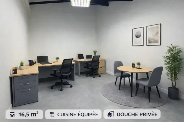 Bureau privé - 62110 - 4 postes - 400€