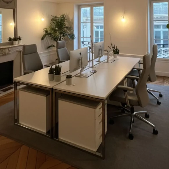 Bureau privé 21 m² 4 postes Location bureau Rue de Surène Paris 75008 - photo 1