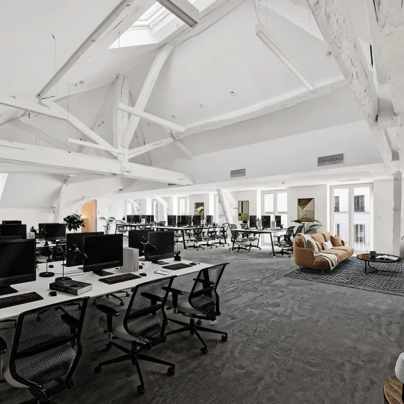 Open Space  24 postes Location bureau Rue de la Victoire Paris 75009 - photo 2