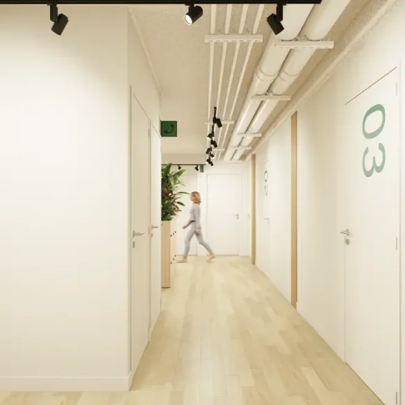 Bureau privé 25 m² 10 postes Coworking Rue Clavel Paris 75019 - photo 4