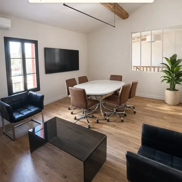 Bureau privé 10 m² 4 postes Coworking Rue Marceau Pérols 34470 - photo 6