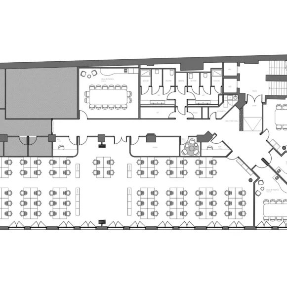 Espace indépendant 434 m² 77 postes Location bureau Rue Saint Denis Paris 75002 - photo 3