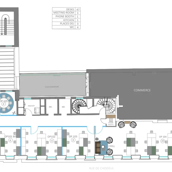 Espace indépendant 395 m² 86 postes Coworking Rue de Choiseul Paris 75002 - photo 13